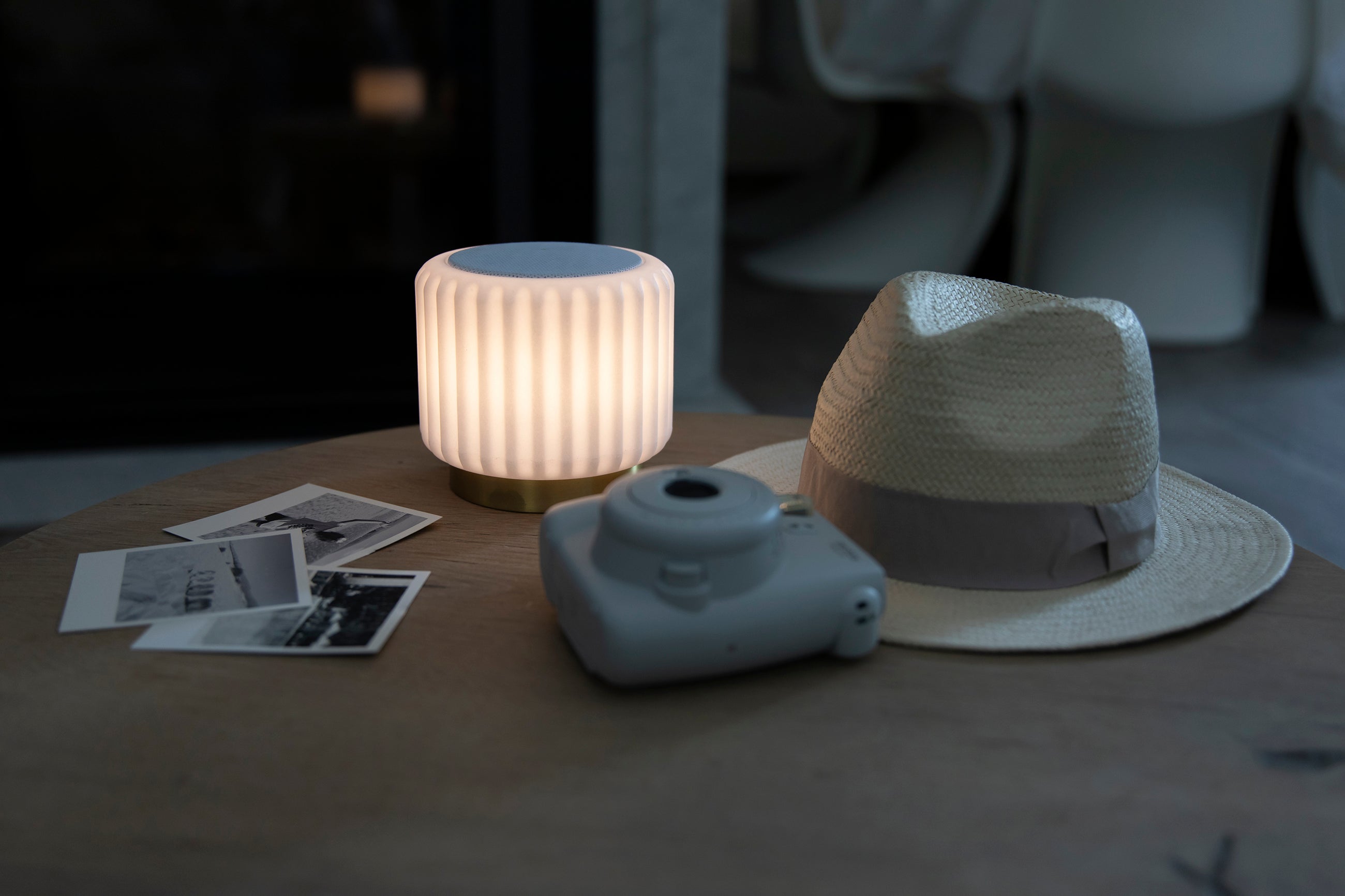 Dentelles speaker met licht