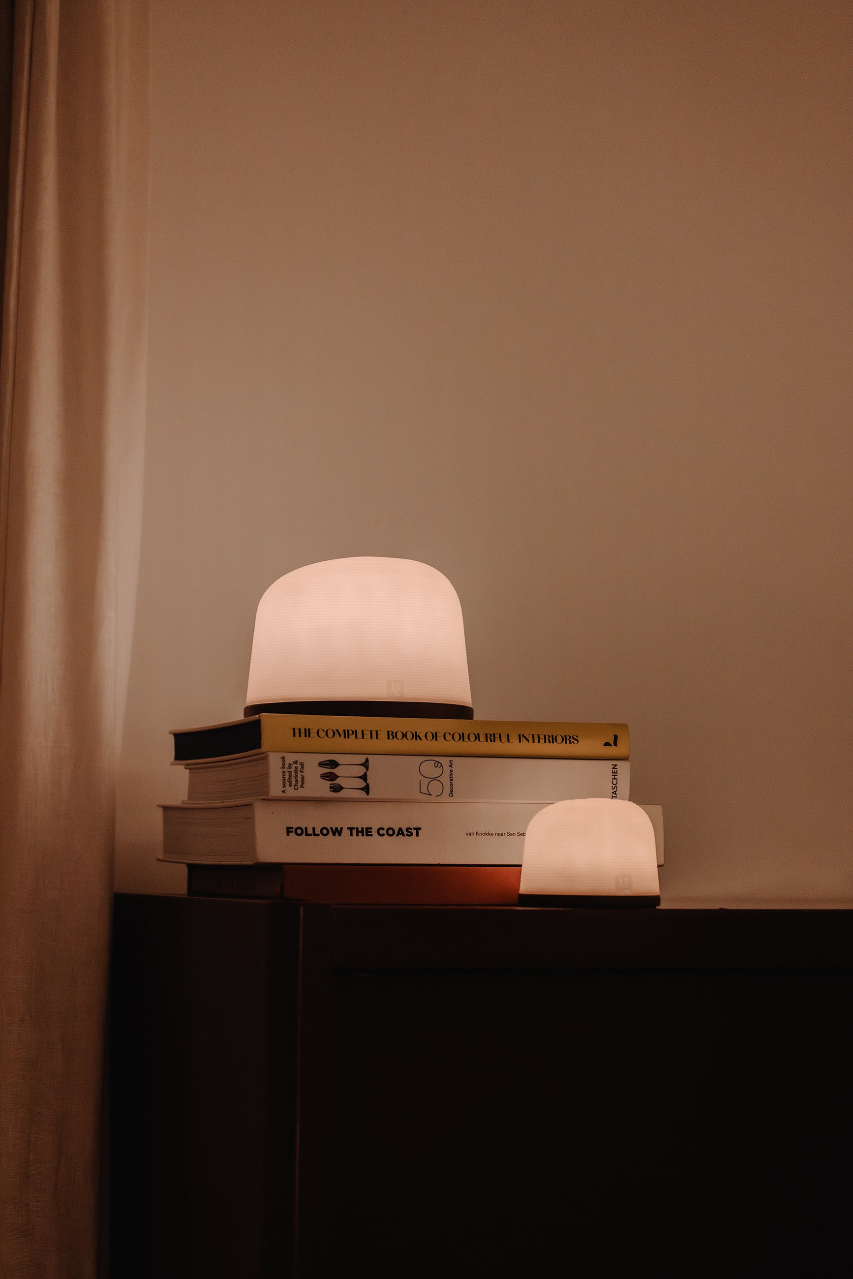 Fondant Small sfeerlamp gerecycleerd op Thermo Es | H 7,5 cm x Ø 9,6 cm