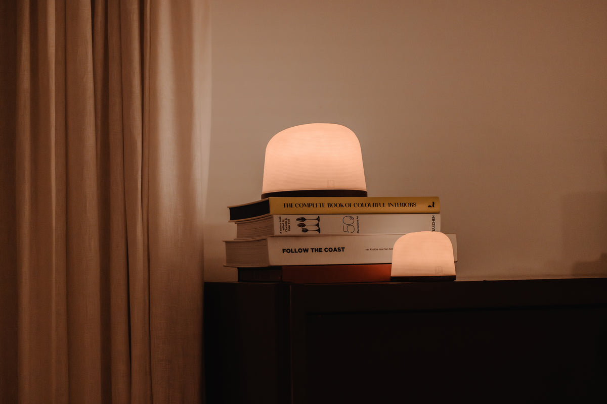 Fondant Large sfeerlamp gerecycleerd op Thermo Es | H 12,6 cm x Ø 16,2 cm