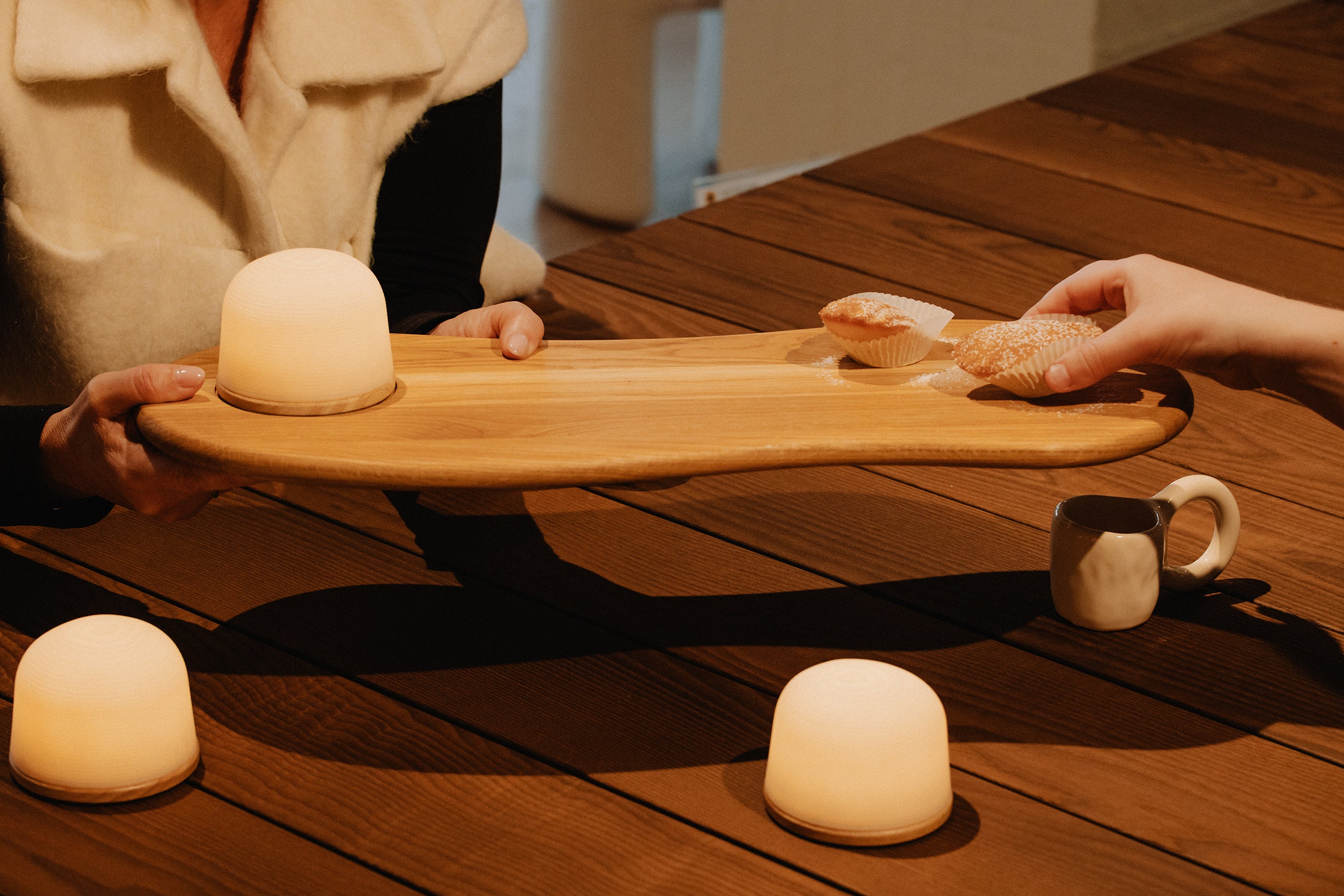 Fondant Eikhouten apero dienblad | 57 cm