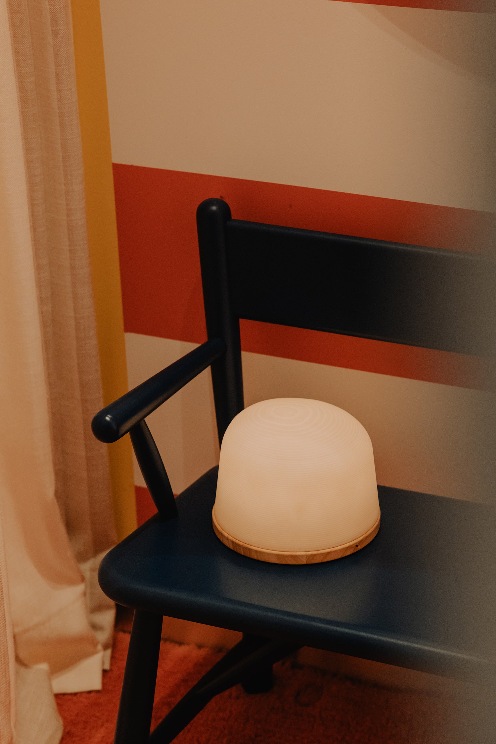 Fondant Large sfeerlamp gerecycleerd op Eik | H 12,6 cm x Ø 16,2 cm