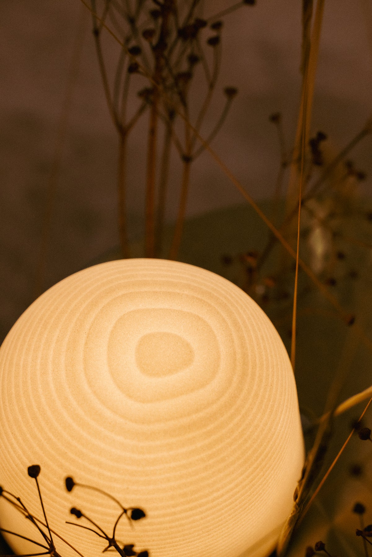 Fondant Small sfeerlamp gerecycleerd op Thermo Es | H 7,5 cm x Ø 9,6 cm