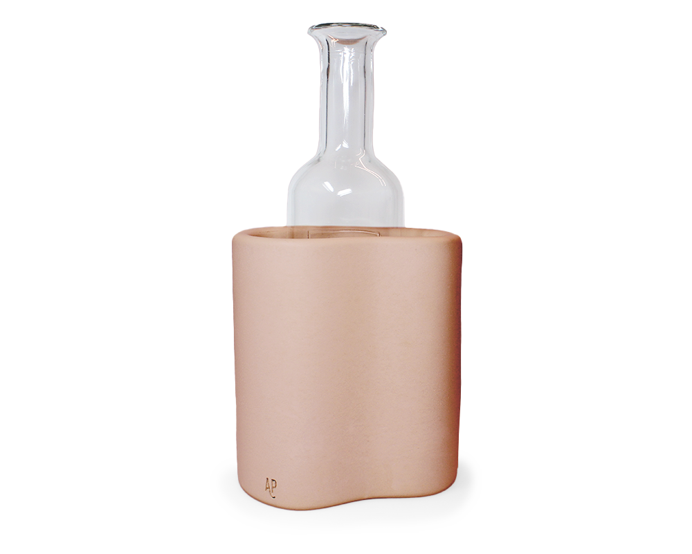 Fondant Wine cooler | MOCHA | H 18 x12,5 x 15  cm