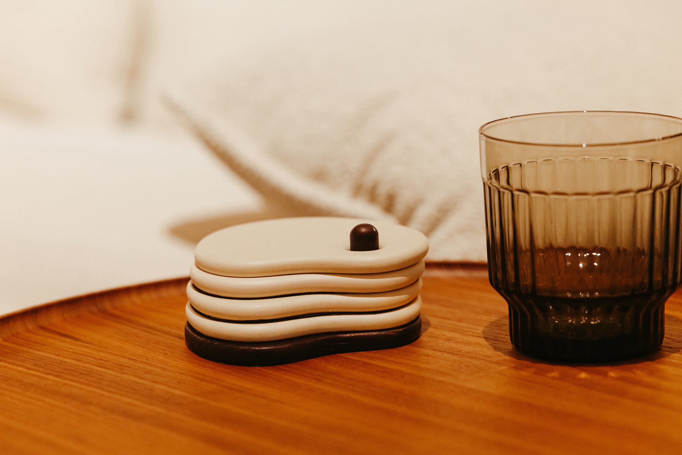 Fondant Coaster Set/4  | ZAND | H 5 x10 x 8,6 cm
