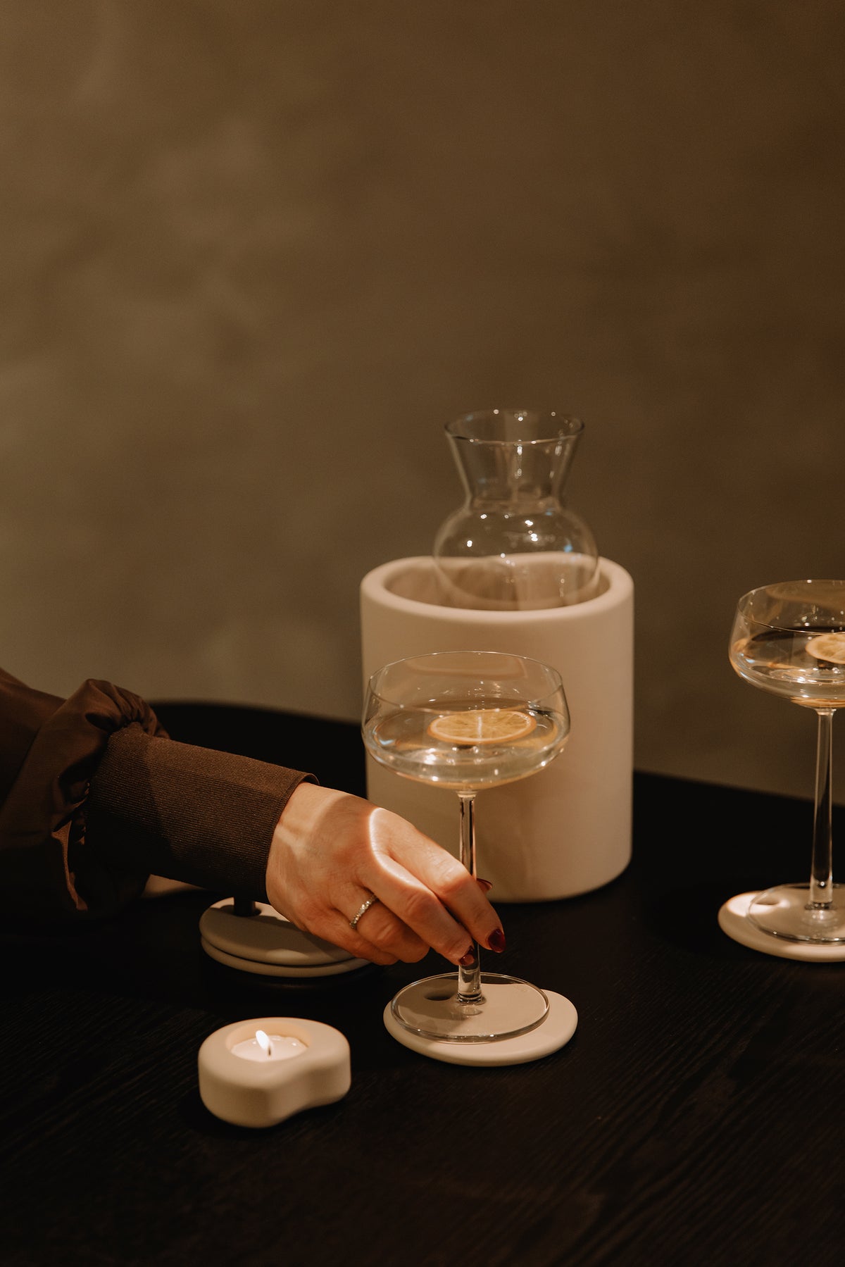 Fondant Wine cooler | ZAND | H 18 x12,5 x 15  cm