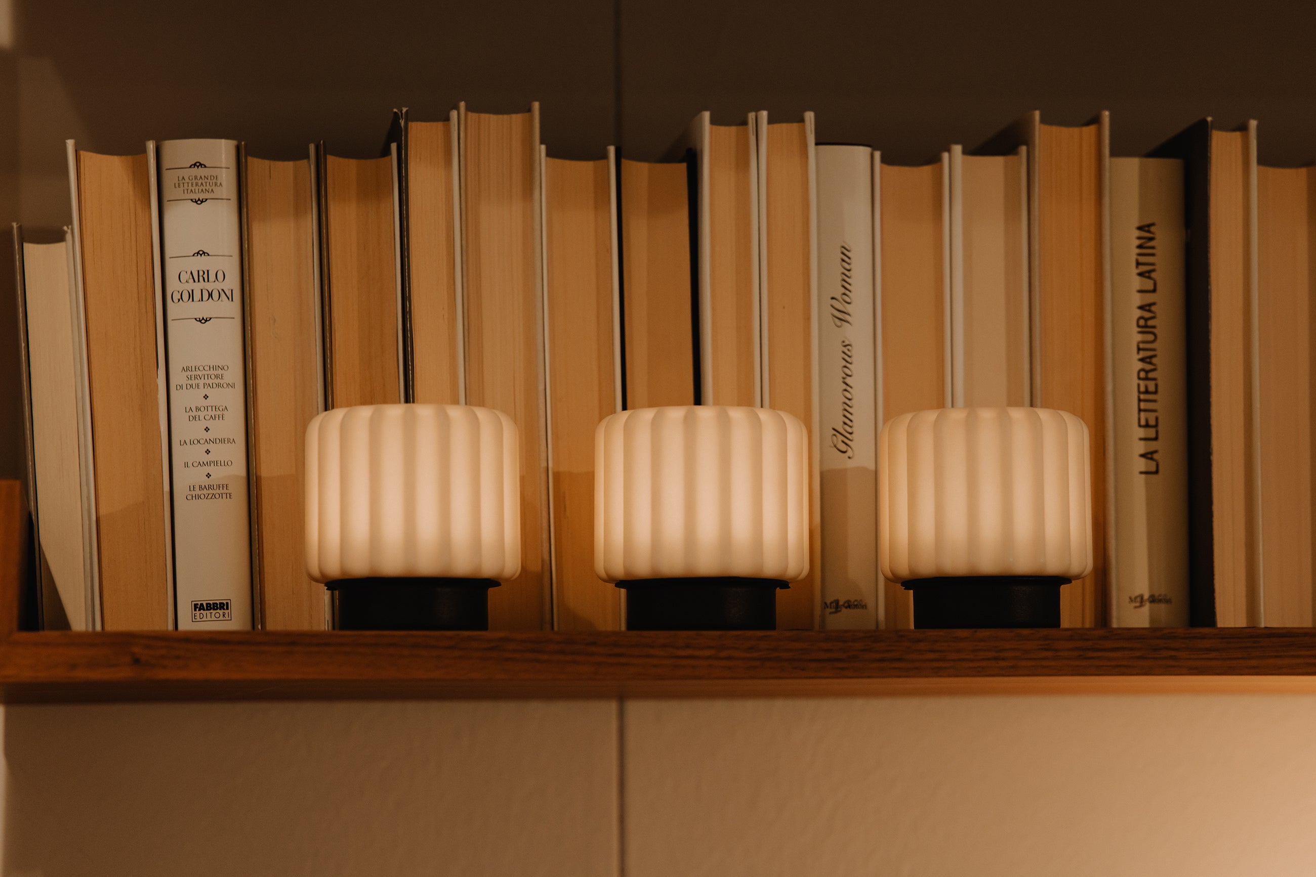 Dentelles 9 licht Multi Kelvin Recycled AARDE Set/3 | 9 cm x Ø 9 cm.