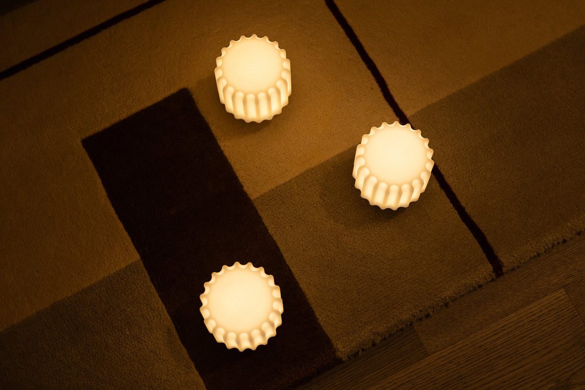 Dentelles 9 licht Multi Kelvin GOUD basis | 9 cm x Ø 9 cm