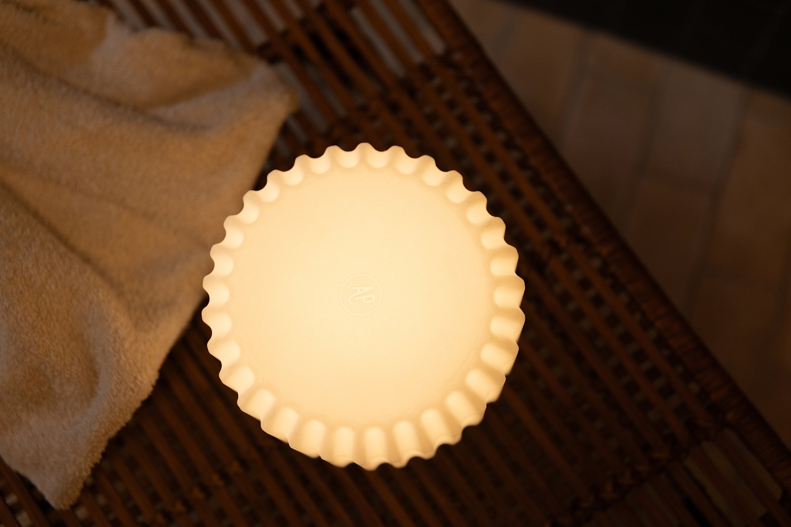 Dentelles 15 licht USB recharge KLEI basis | 15 cm x Ø 16 cm