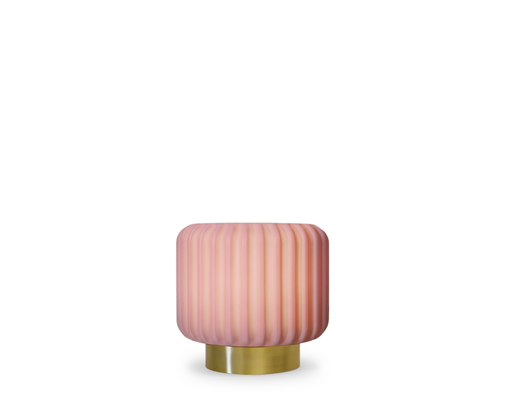 Dentelles 15 licht USB recharge FRAISE/GOUD | 15 cm x Ø 16 cm