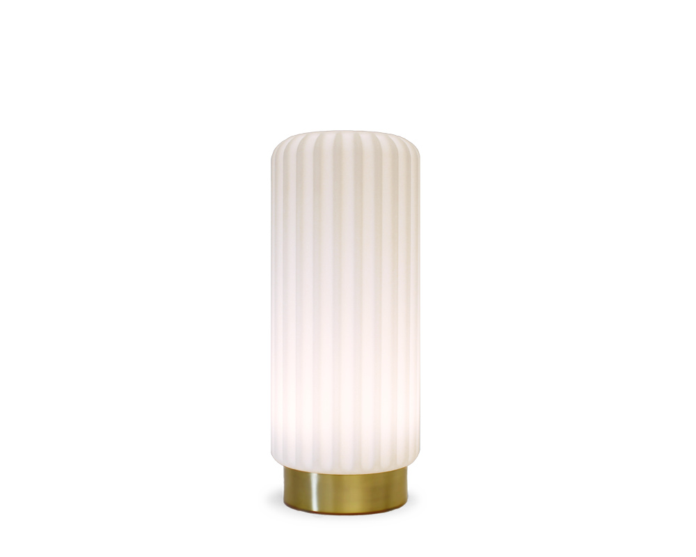 Dentelles 29 licht USB recharge GOUD basis | 29,5 cm x Ø 12 cm