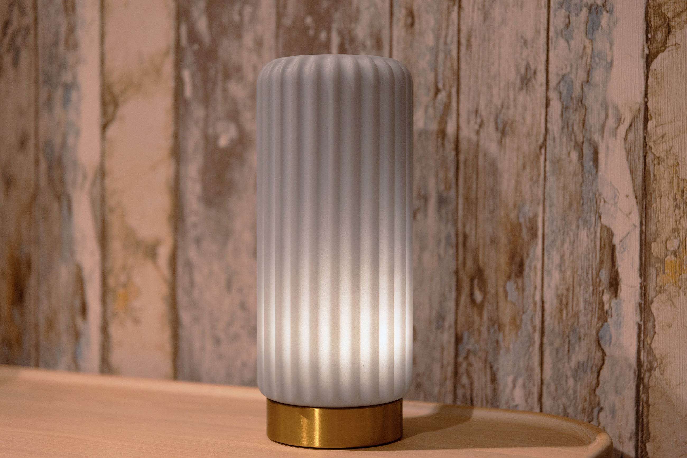 Dentelles 29 licht USB recharge BLUEBERRY/GOUD | 29,5 cm x Ø 12 cm
