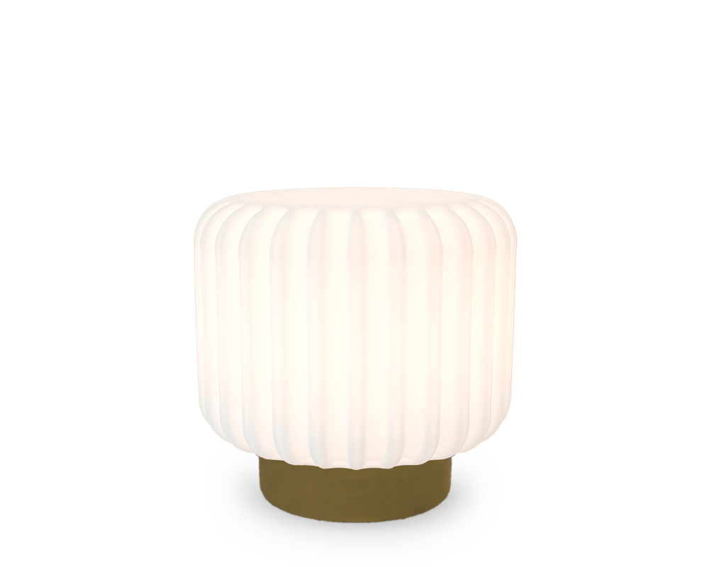 Dentelles Wide XL licht USB recharge KLEI basis | H29 cm x Ø 30,7 cm