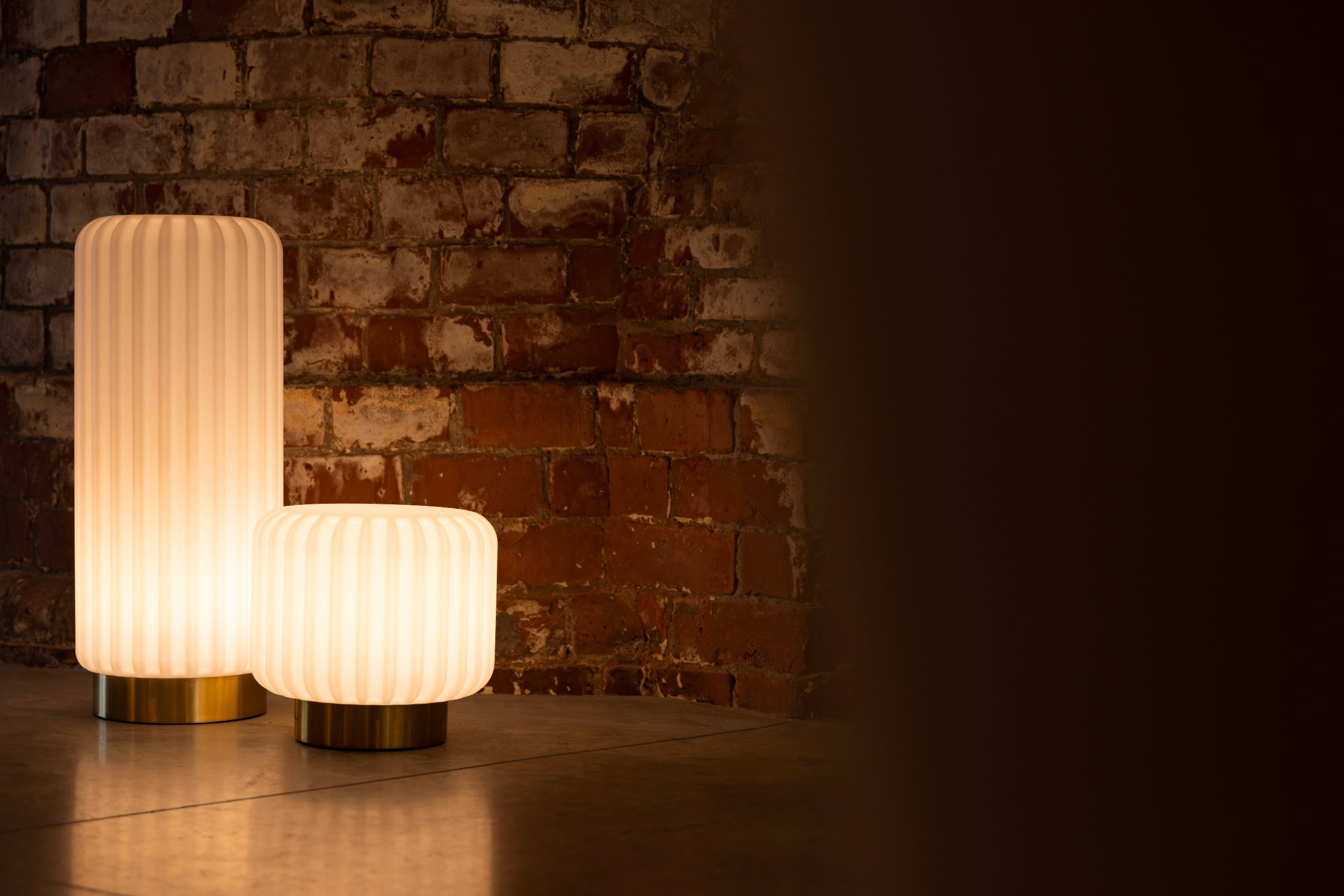 Dentelles TALL XL licht USB recharge GOUDEN basis | H66 cm x Ø 27 cm