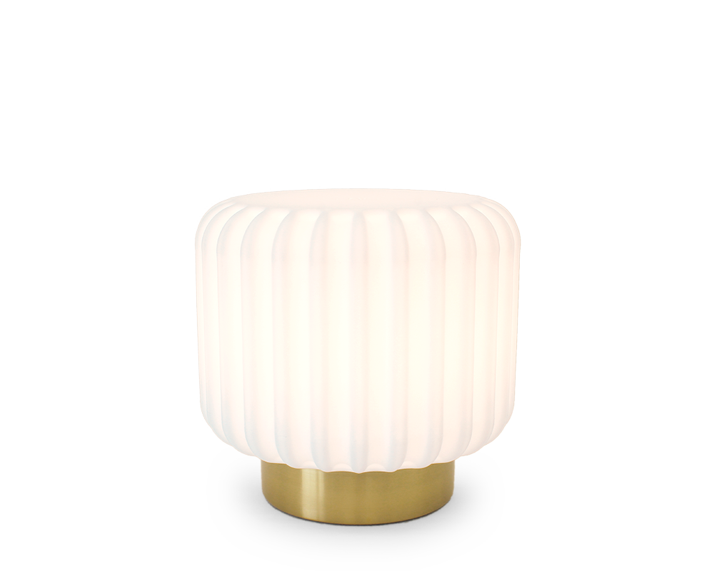 Dentelles Wide XL licht USB recharge GOUDEN basis | H29 cm x Ø 30,7 cm