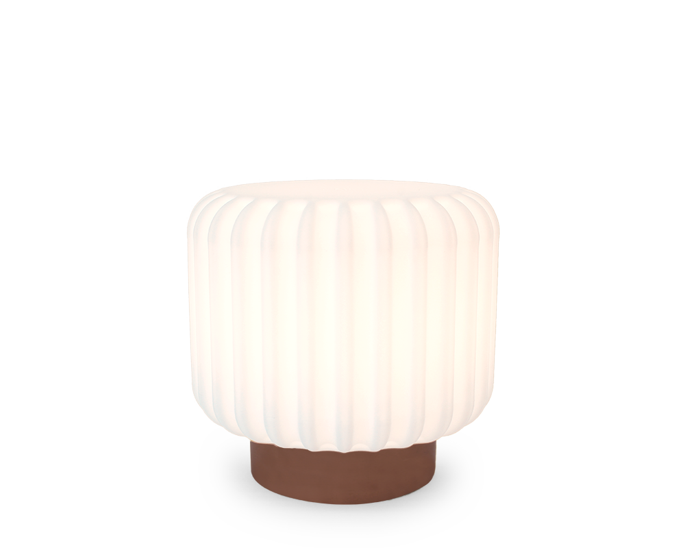 Dentelles Wide XL licht USB recharge TERRA basis | H29 cm x Ø 30,7 cm