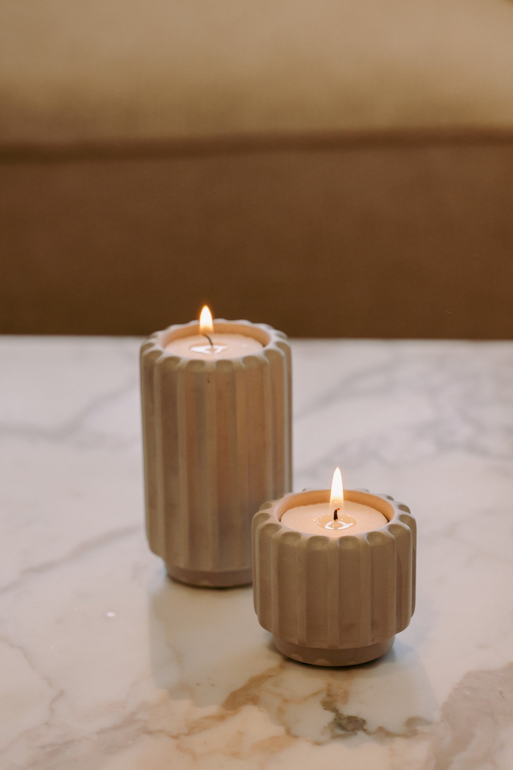 Dentelles T- LIGHT wide | Silk | 5 x dia 6 cm