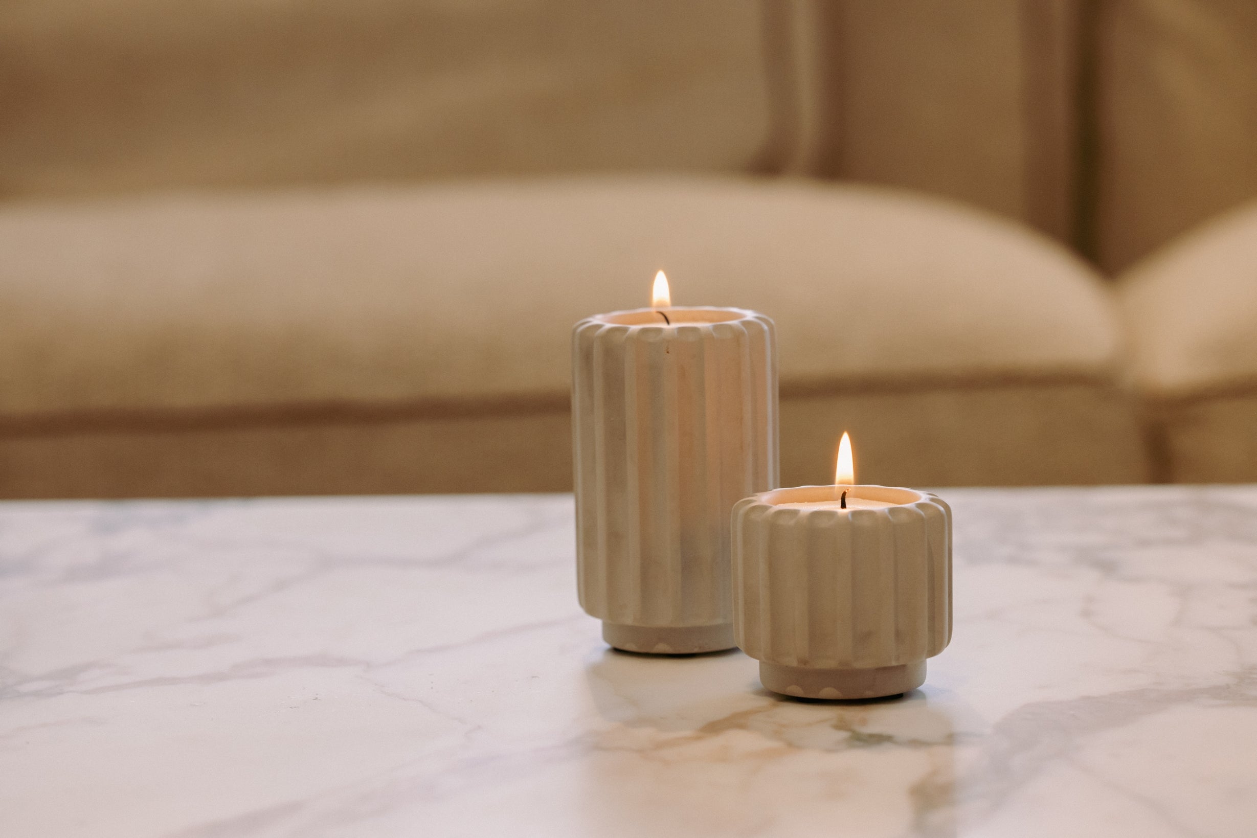 Dentelles T- LIGHT wide | Silk | 5 x dia 6 cm