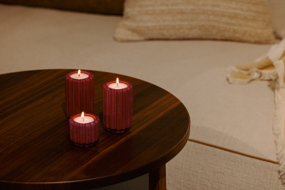 Dentelles T- LIGHT tall | Wine Bis | 9,5 x dia 6 cm