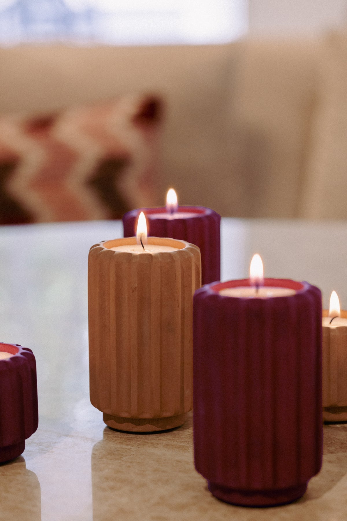 Dentelles T- LIGHT tall | Wine Bis | 9,5 x dia 6 cm