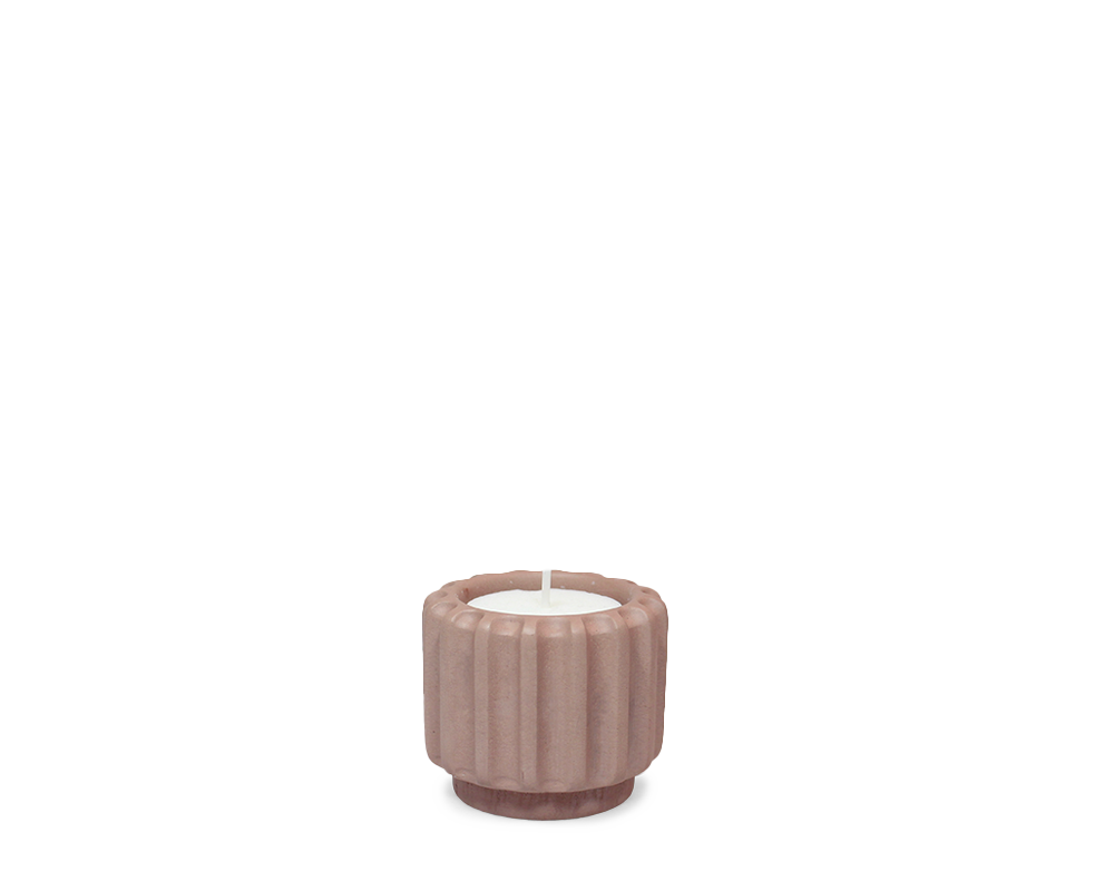 Dentelles T- LIGHT wide | Mocha | 5 x dia 6 cm