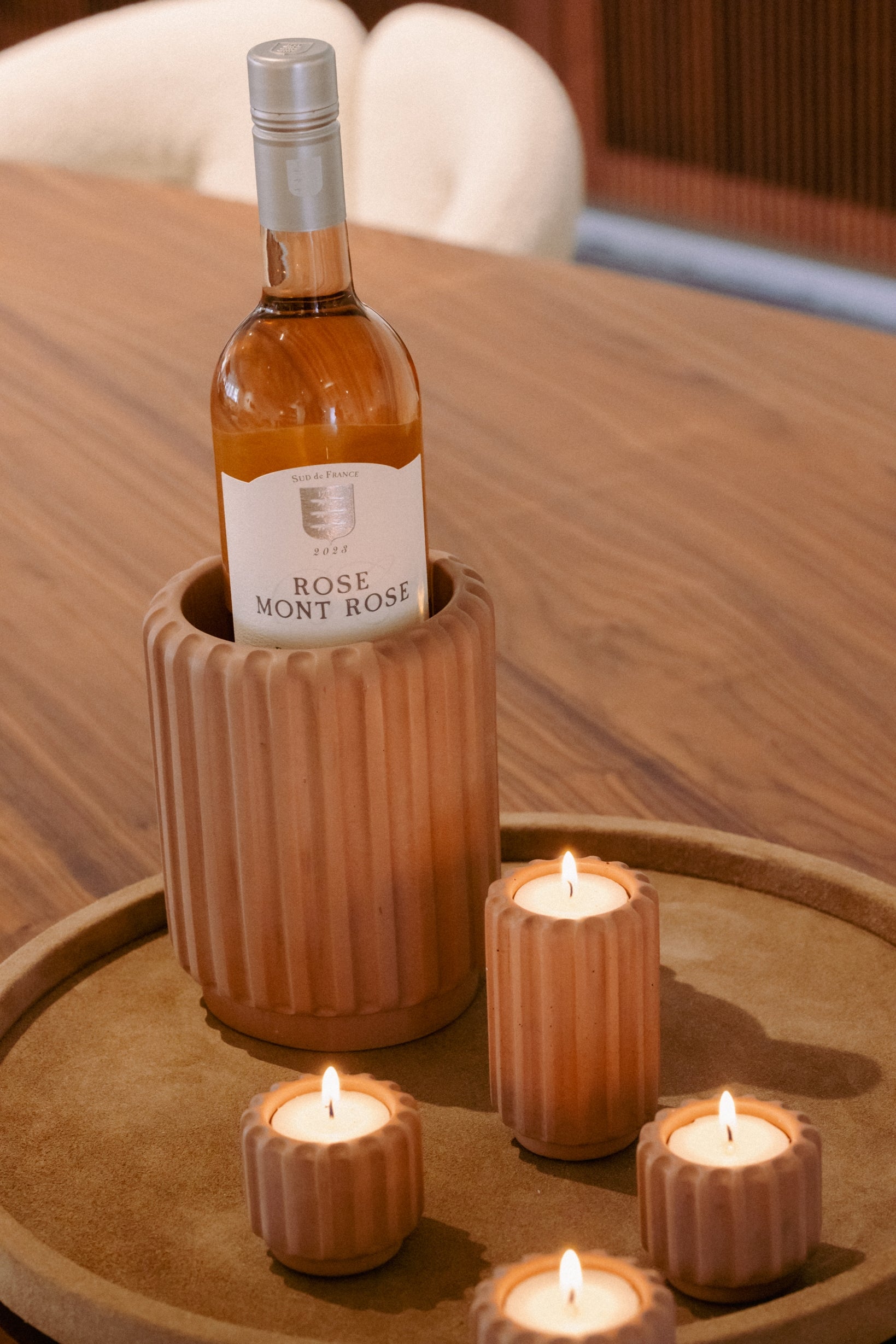 Dentelles WINE COOLER | Mocha | 16 x dia 12  cm