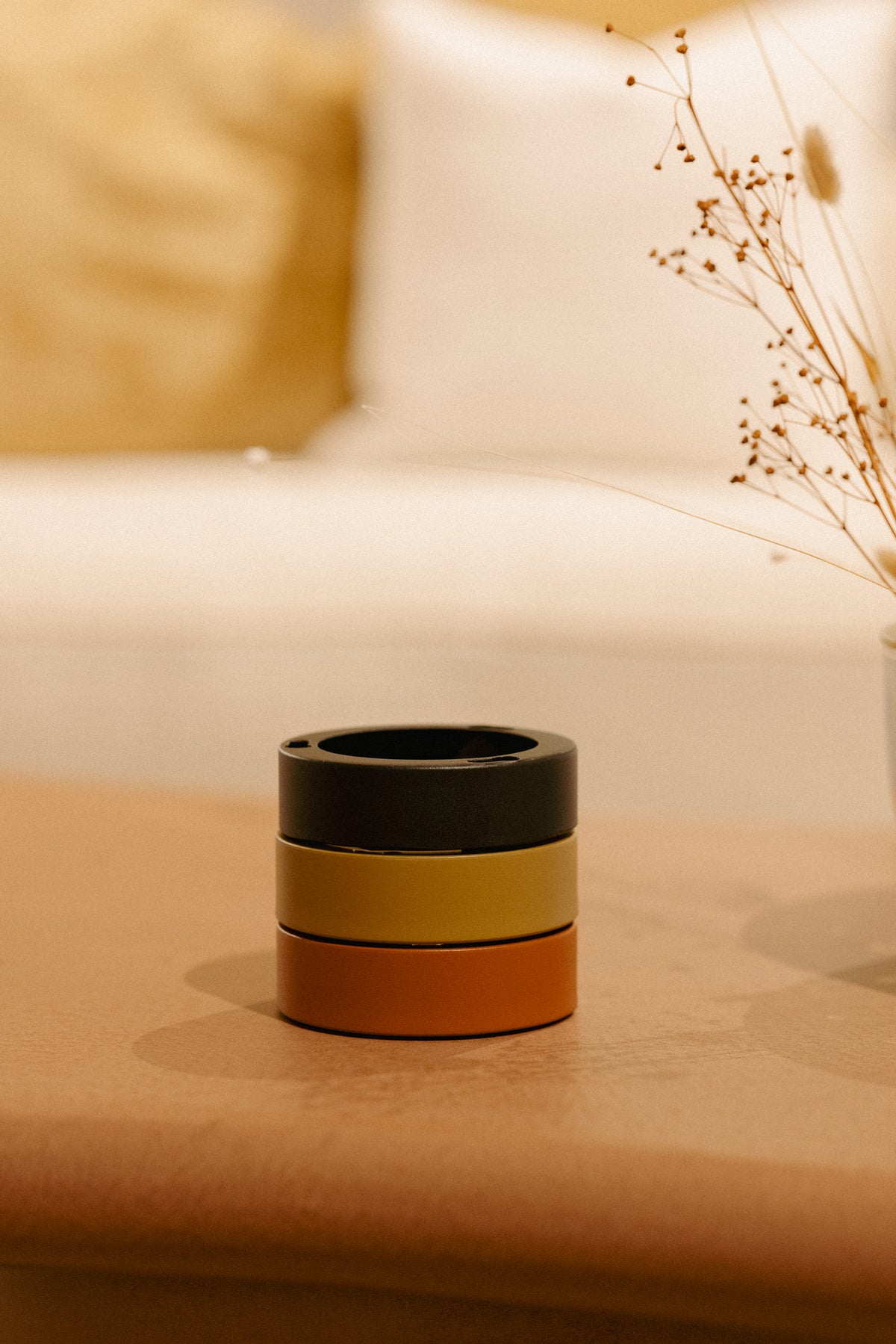 Dentelles set van 3 Ringen TERRA/KLEI/BLACK voor modellen 15 & 29 | H 3 Ø 10,4 cm