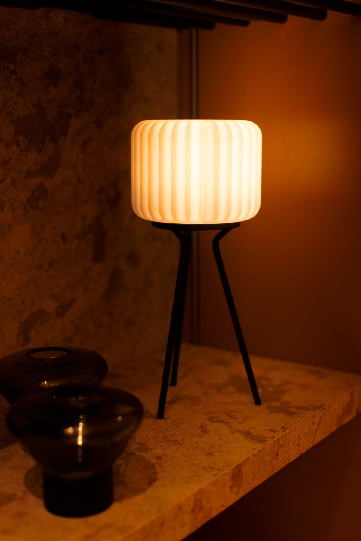 Dentelles Tripod ZWART | 24 cm x Ø 15 cm