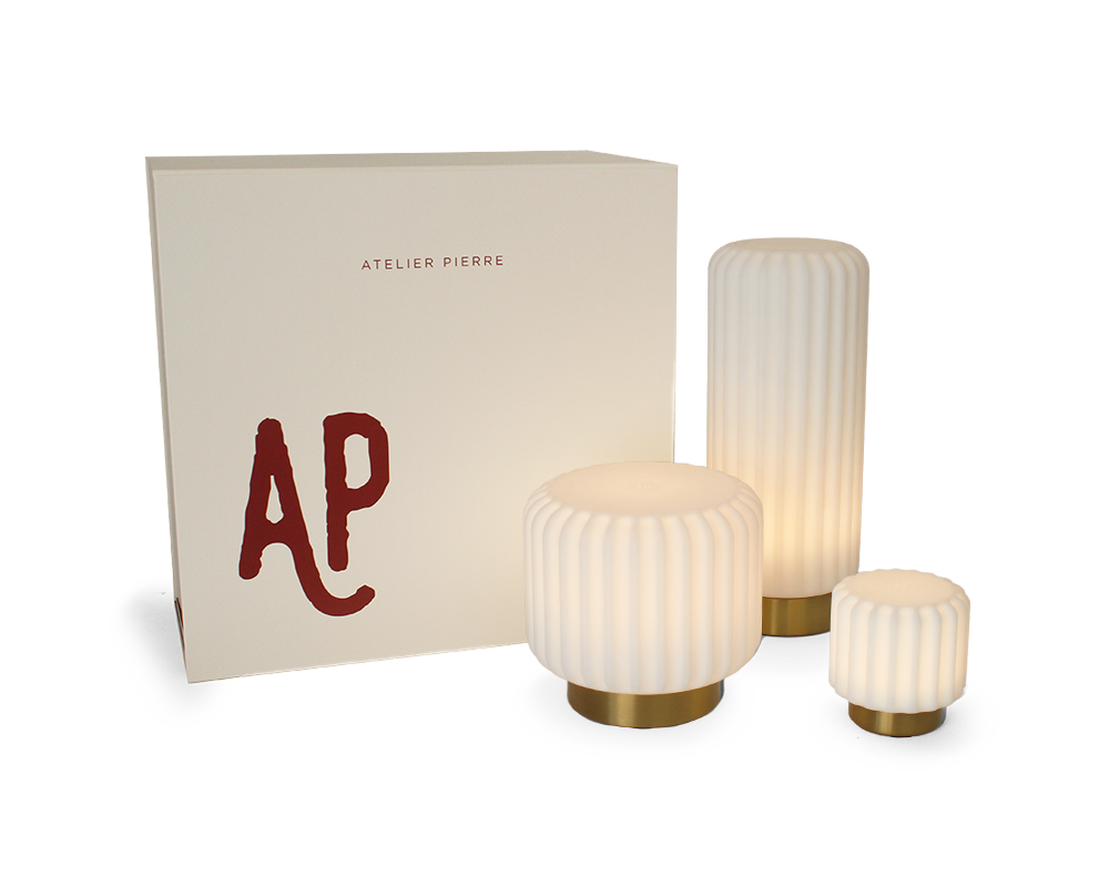 Atelier Pierre Luxe Gift Box Dentelles GOLD | 36,5 x 36 x  H 17 cm