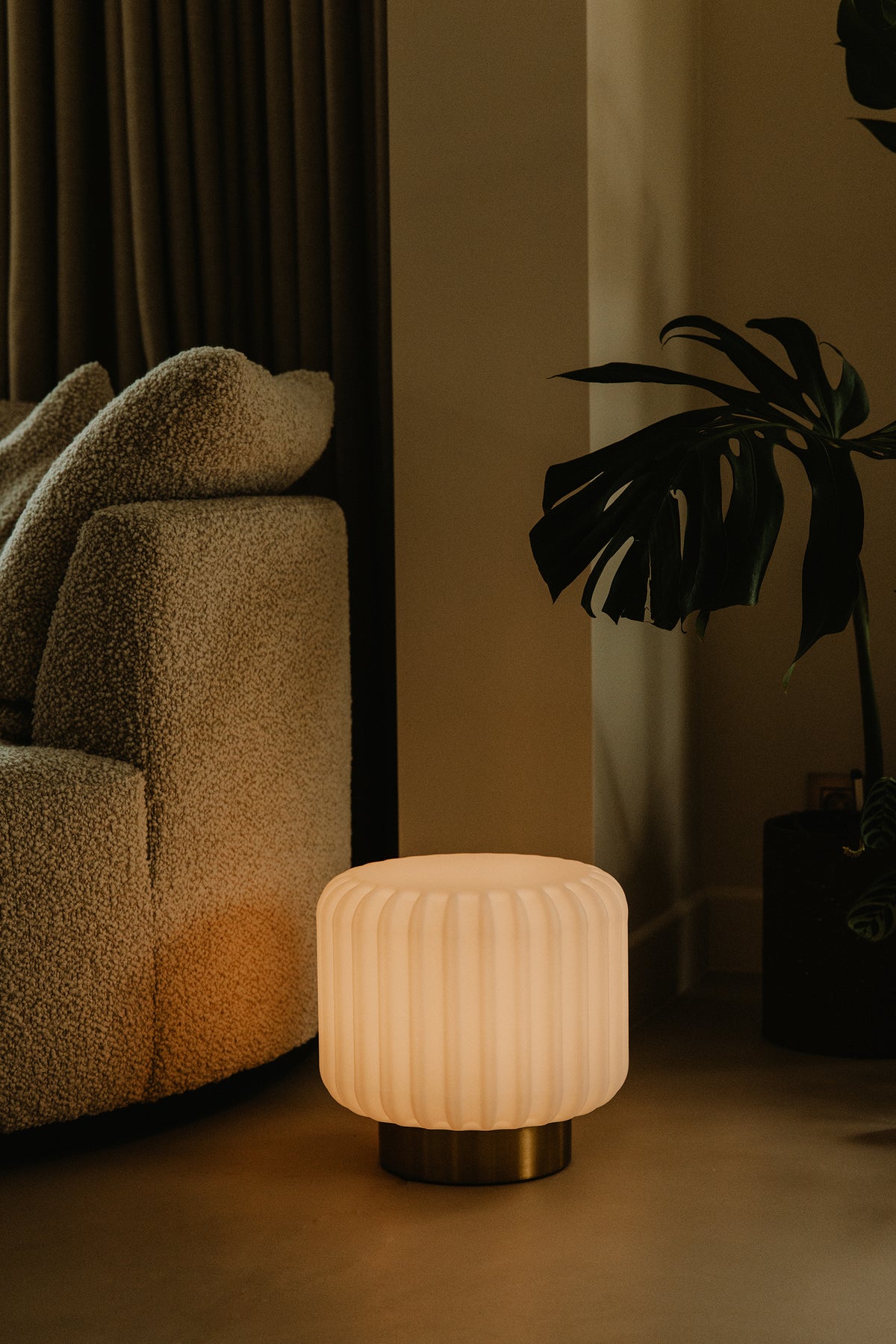 Dentelles Wide XL licht Multi Kelvin GOUDEN basis | H29 cm x Ø 30,7 cm