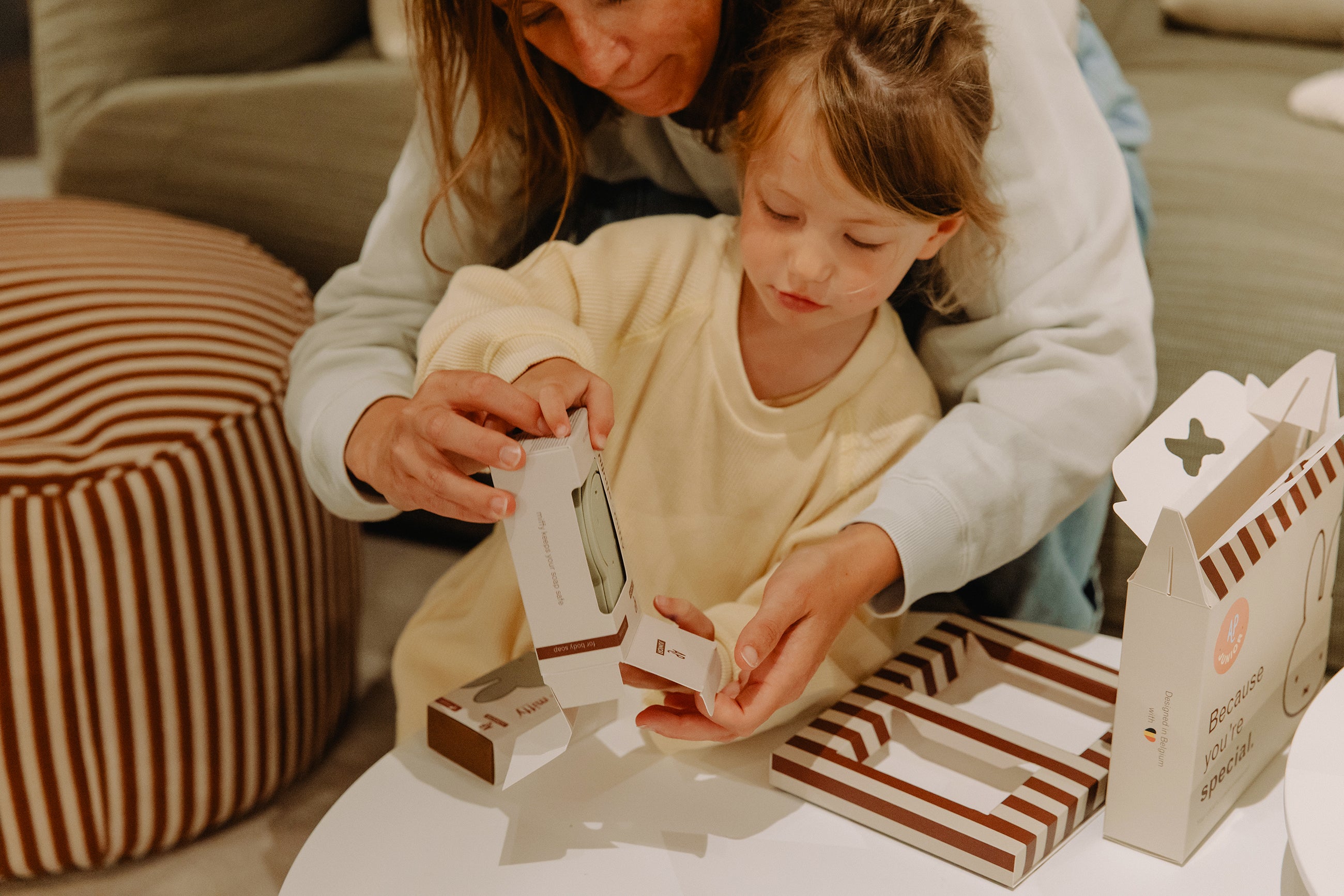 nijntje EUCALYPTUS Coffret cadeau | savon + boîte à savon