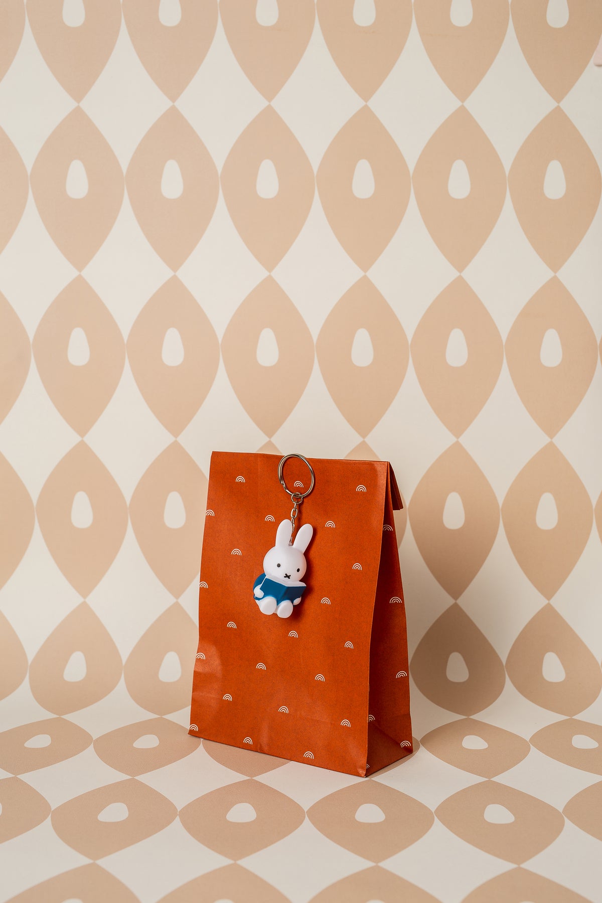 nijntje leest BLAUW Sleutelhanger | H6  Ø 3.3 CM