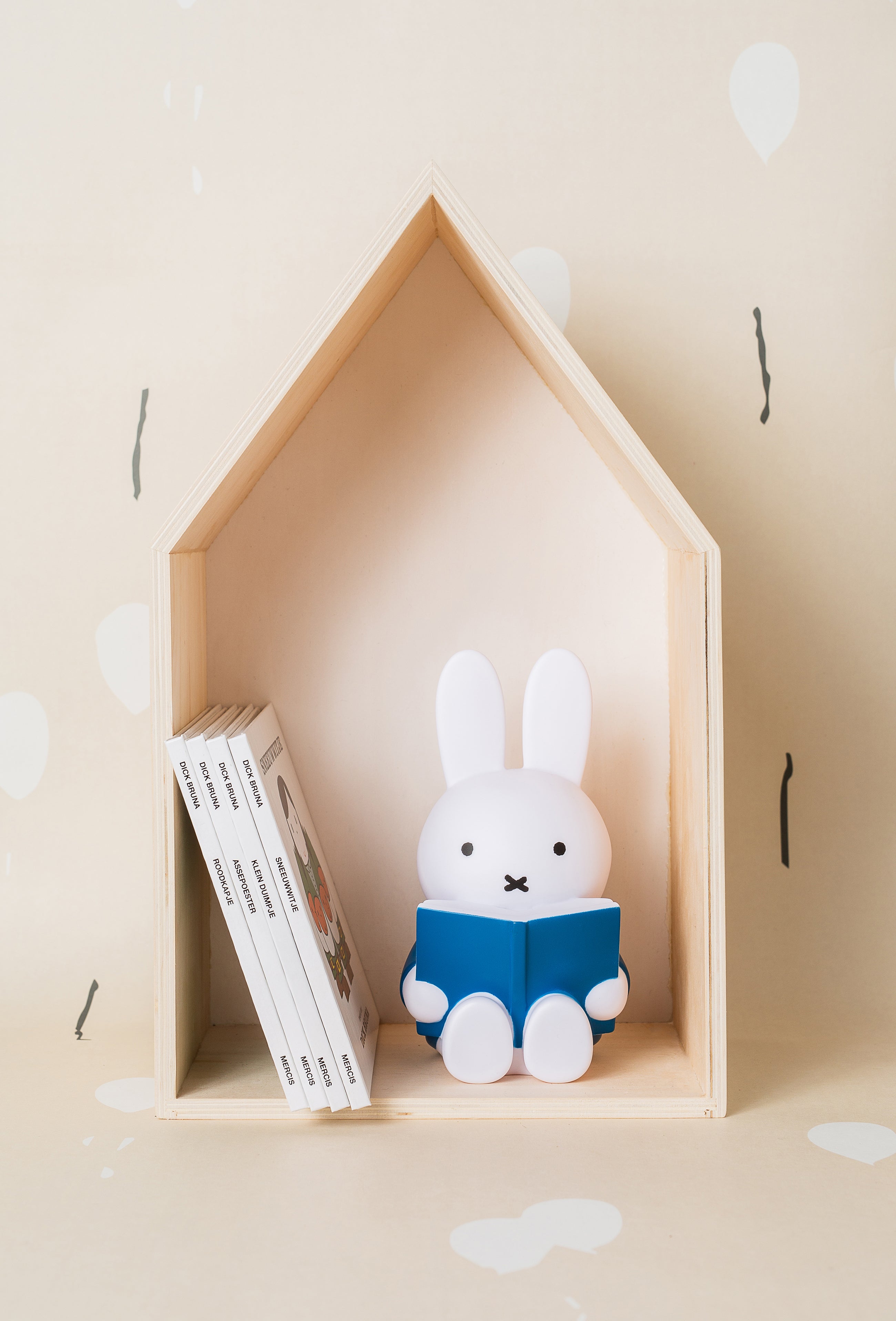 nijntje leest BLAUW Spaarpot Medium | H19  Ø 10 CM