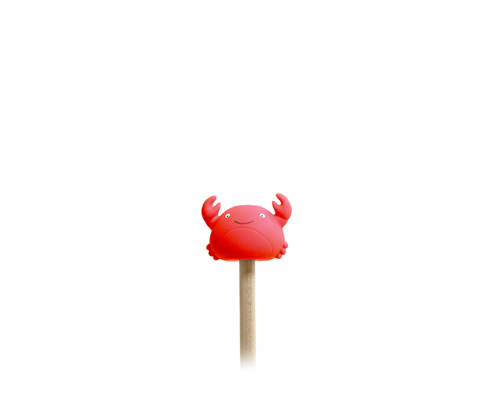 Theo krab KORAAL Potlood | H20 x 4 x 2,5 cm