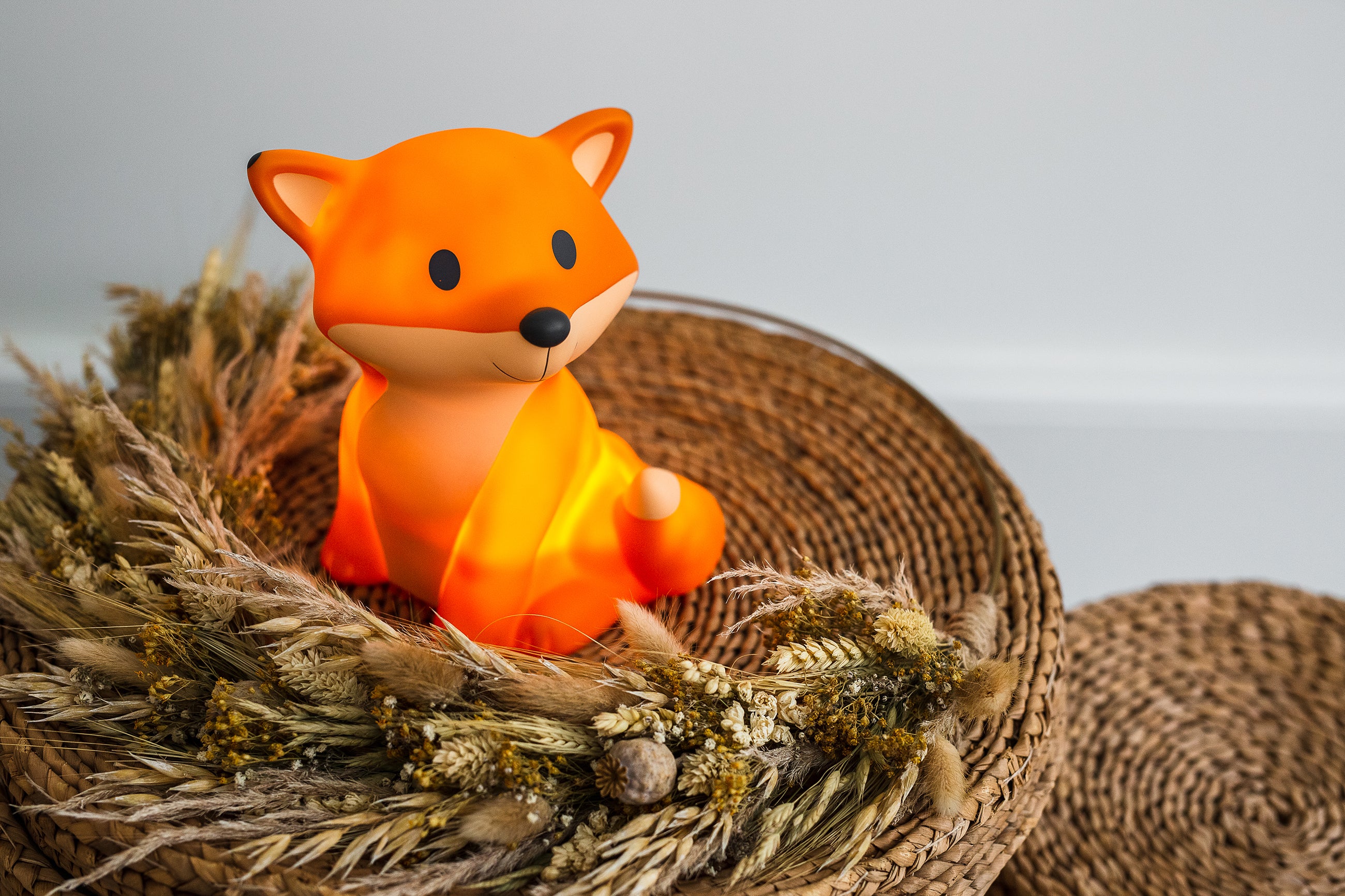 CESAR FOX LED LICHTJE, USB recharge | H 20 x 18 x 15 cm