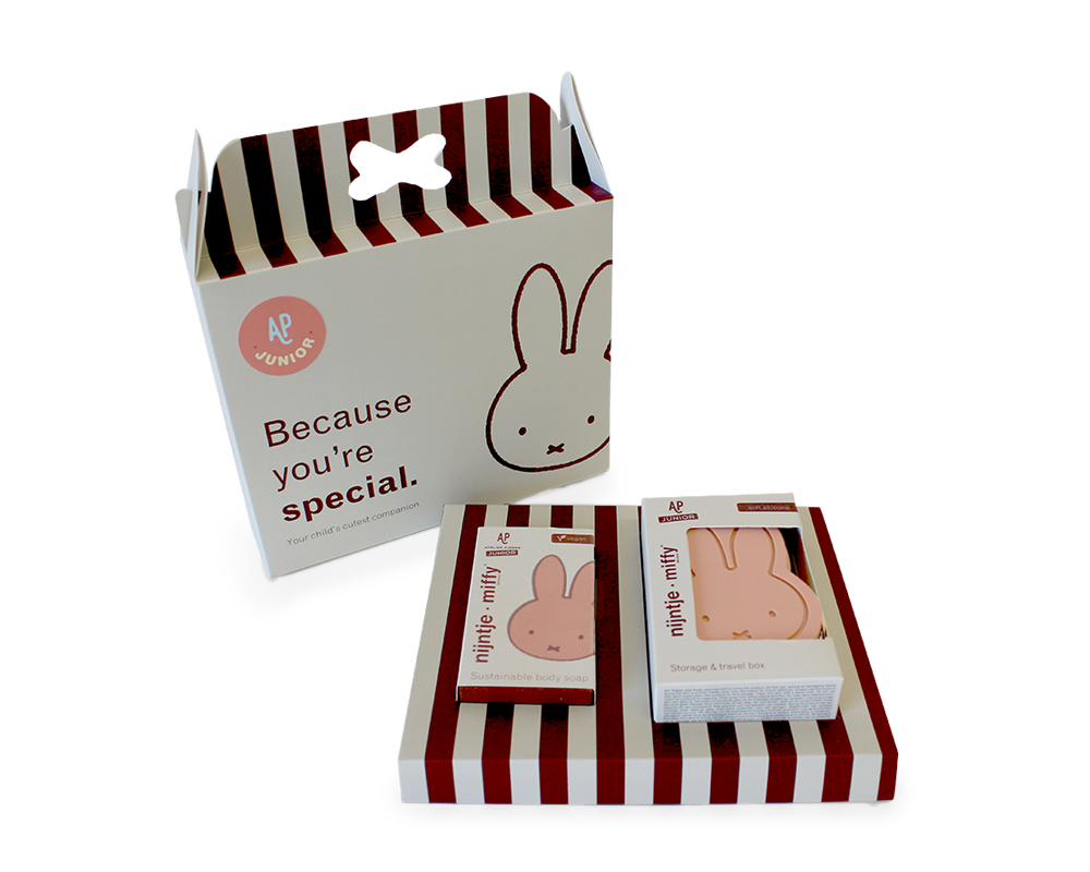 nijntje POWDER Geschenkdoos | zeepje + zeepdoosje