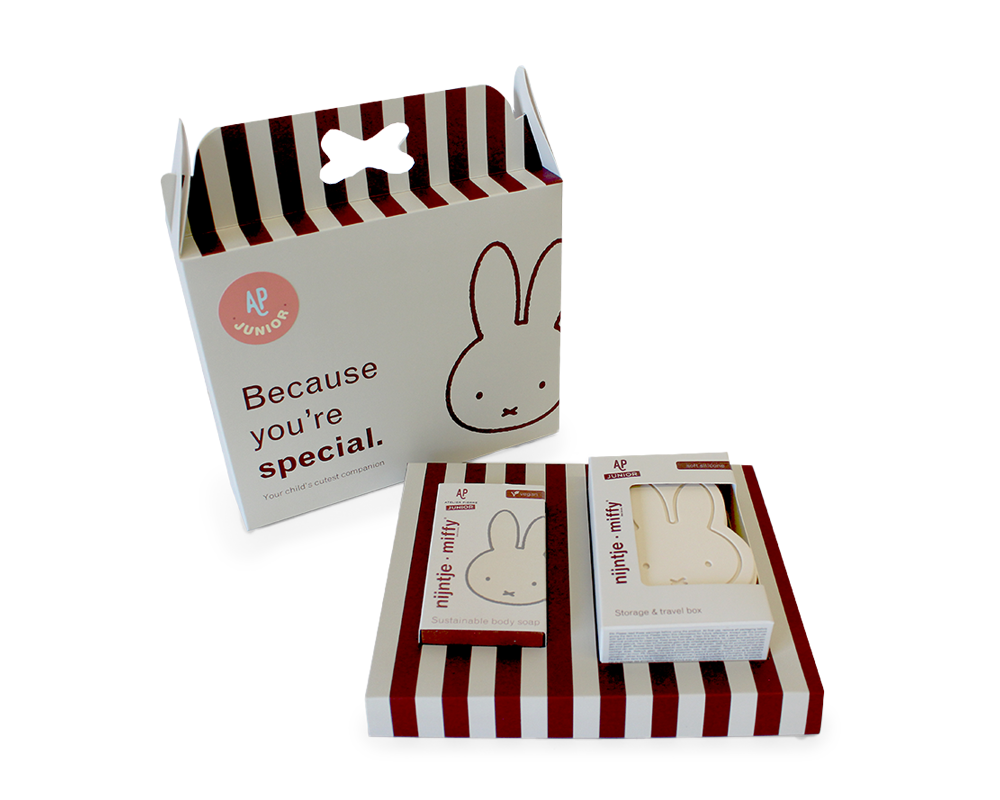 nijntje ZAND Geschenkdoos | zeepje + zeepdoosje